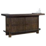 Stylish Cherry Tobacco Bar Unit with Storage