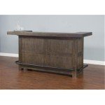 Stylish Cherry Tobacco Bar Unit with Storage