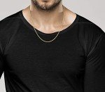 Italian Gold & Silver Diamond-Cut Rope Chain Necklace