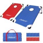 Portable Cornhole Set with Carrying Case & Bean Bags