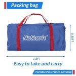 Portable Cornhole Set with Carrying Case & Bean Bags