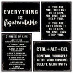 Motivational Wall Art for Your Mancave