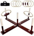 Rustic Ring Toss Game for Mancaves and Yard Fun