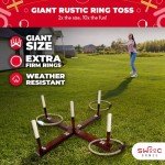 Rustic Ring Toss Game for Mancaves and Yard Fun