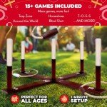 Rustic Ring Toss Game for Mancaves and Yard Fun