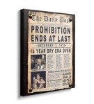 Prohibition Era Rustic Man Cave Sign - 16x24
