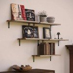 Rustic Floating Wood Shelves – Set of 5