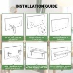 Rustic Floating Wood Shelves – Set of 5