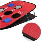 G4Free Portable Cornhole Game Set with 8 Bean Bags