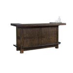 Sunny Designs 80" Wood Bar Unit with Storage