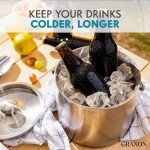 Stainless Steel Insulated Ice Bucket with Scoop