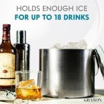 Stainless Steel Insulated Ice Bucket with Scoop