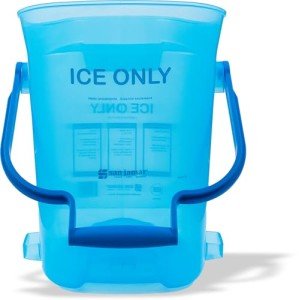 San Jamar 6-Gallon Blue Ice Tote