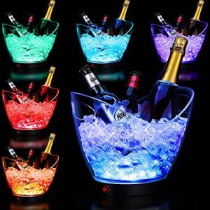 RGB LED Ice Buckets - Colorful Party Coolers