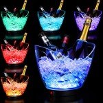 RGB LED Ice Buckets - Colorful Party Coolers