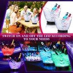 RGB LED Ice Buckets - Colorful Party Coolers