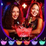 RGB LED Ice Buckets - Colorful Party Coolers