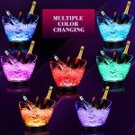 RGB LED Ice Buckets - Colorful Party Coolers