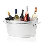 Large Galvanized Ice Bucket for Parties