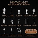 31-Piece Professional Bartender Kit for Home Mixology