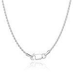 Super Shiny 925 Sterling Silver Rope Chain