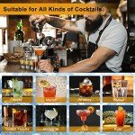 30-Piece Home Bar Bartender Kit with Stand