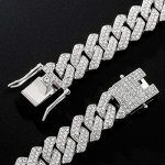 Iced Out Cuban Link Chain Necklace for Men
