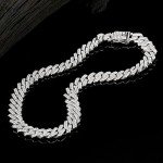 Iced Out Cuban Link Chain Necklace for Men