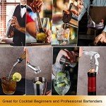 30-Piece Home Bar Bartender Kit with Stand