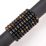 Personalized Men's Bracelet with Natural Stone Beads