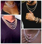 Bling Empire Iced Out Tennis Necklace – Unisex