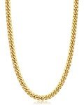 Stylish 18K Gold Plated Cuban Link Chain