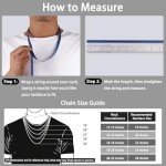 Stylish 18K Gold Plated Cuban Link Chain