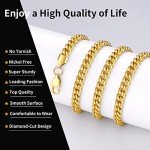 Stylish 18K Gold Plated Cuban Link Chain