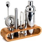10-Piece Bartender Kit with Bamboo Stand