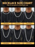 Men's 12MM Wide Stainless Steel Chain Necklace