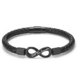 To My Man Braided Leather Bracelet for Him