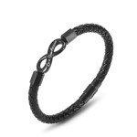 To My Man Braided Leather Bracelet for Him