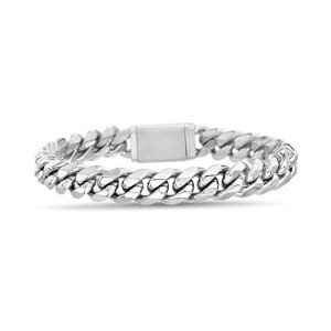 Men’s Nautica 10mm Stainless Steel Cuban Link Bracelet