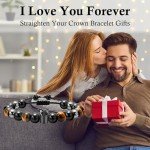 Men's Valentine Bracelet: Adjustable Bead Gift