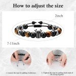 Men's Valentine Bracelet: Adjustable Bead Gift