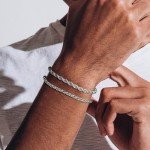 Stylish Waterproof Stainless Steel Chain Bracelet