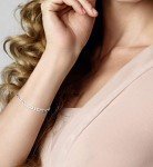 Italian 5mm Diamond-Cut Figaro Chain Bracelet