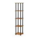 5-Tier Corner Rack Shelf for Mancave Decor