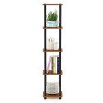 5-Tier Corner Rack Shelf for Mancave Decor