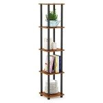 5-Tier Corner Rack Shelf for Mancave Decor
