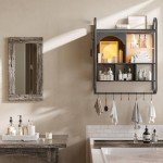 LED Floating Gaming Shelf - 35 Inch Wall Storage