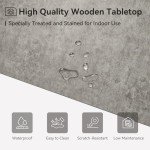 Little Tree 63-Inch Rustic Mini Bar Table