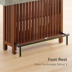 Little Tree 63-Inch Rustic Mini Bar Table