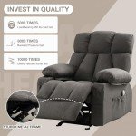 Comfy Rocker Recliner Chair with Heat & Vibration
